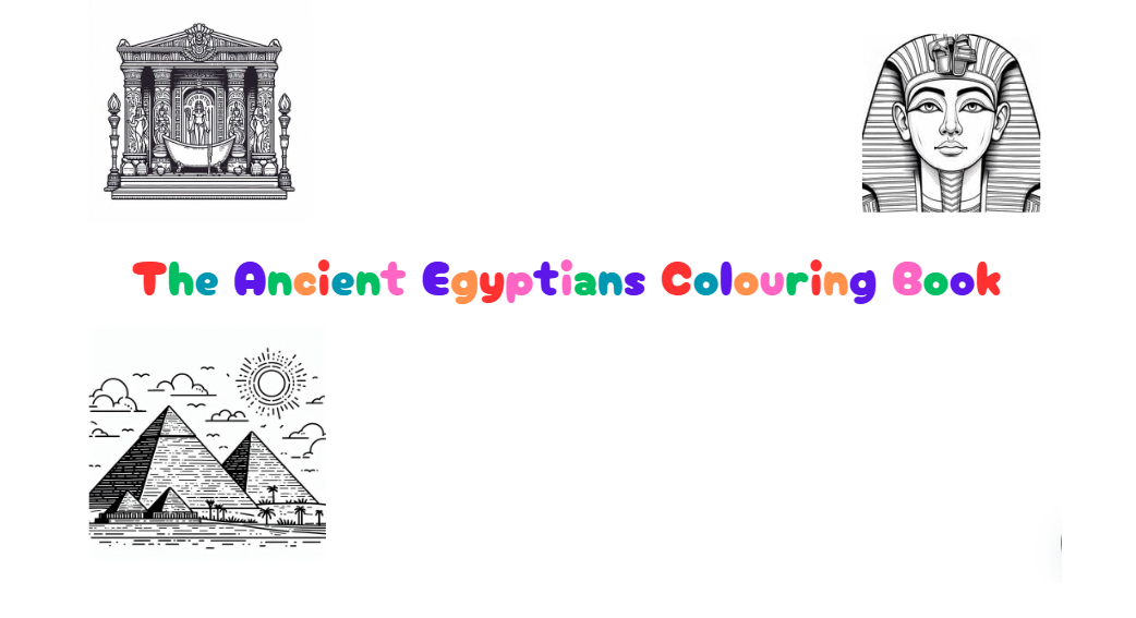 The Ancient Egyptians Colouring Book: 45+ colouring pages for adults