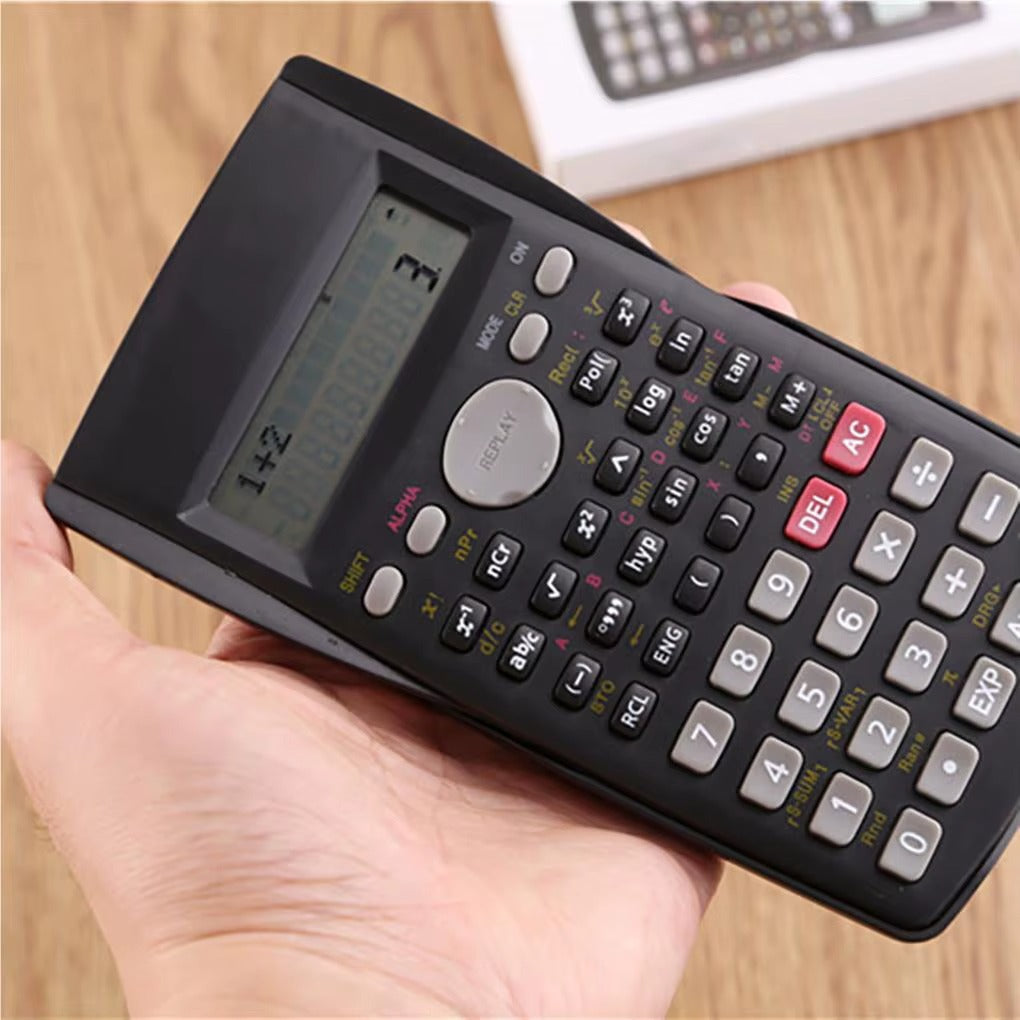 Scientific Calculator Calculation Device Durable Education Calculating Tool Lid Design Simple Operation Stable Performance