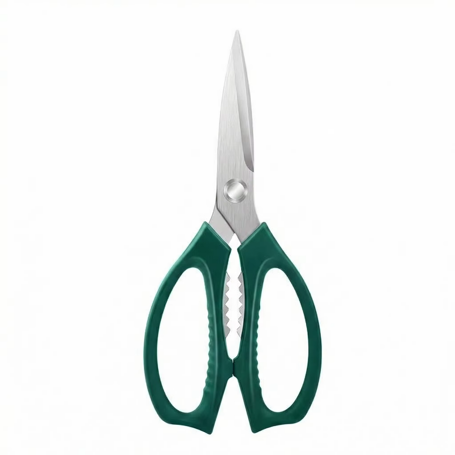 German Imported Stainless Steel Kitchen Shears - Full Steel Heavy-Duty for Chicken Bone & Hard Food C2612
