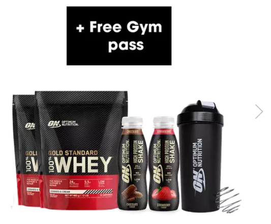 Protein Starter Bundle + Free Gym Pass