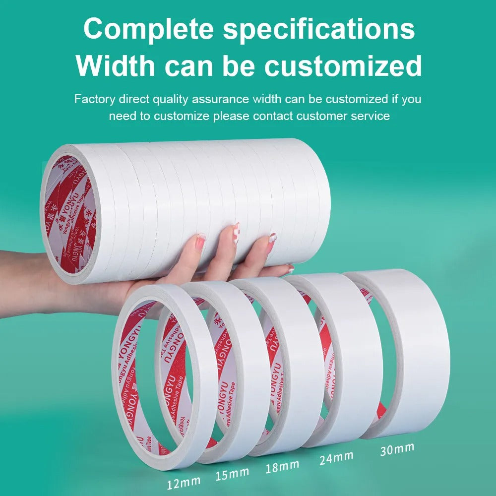 Ordinary Double-Sided Tape Strong Adhesive Ultra-Thin Hand Tearable Office And Student Stationery Supplies Decorative Items