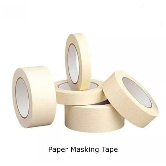 Masking Tape White Single Side Tape Adhesive Crepe Paper for Oil Painting Sketch Drawing Supplies