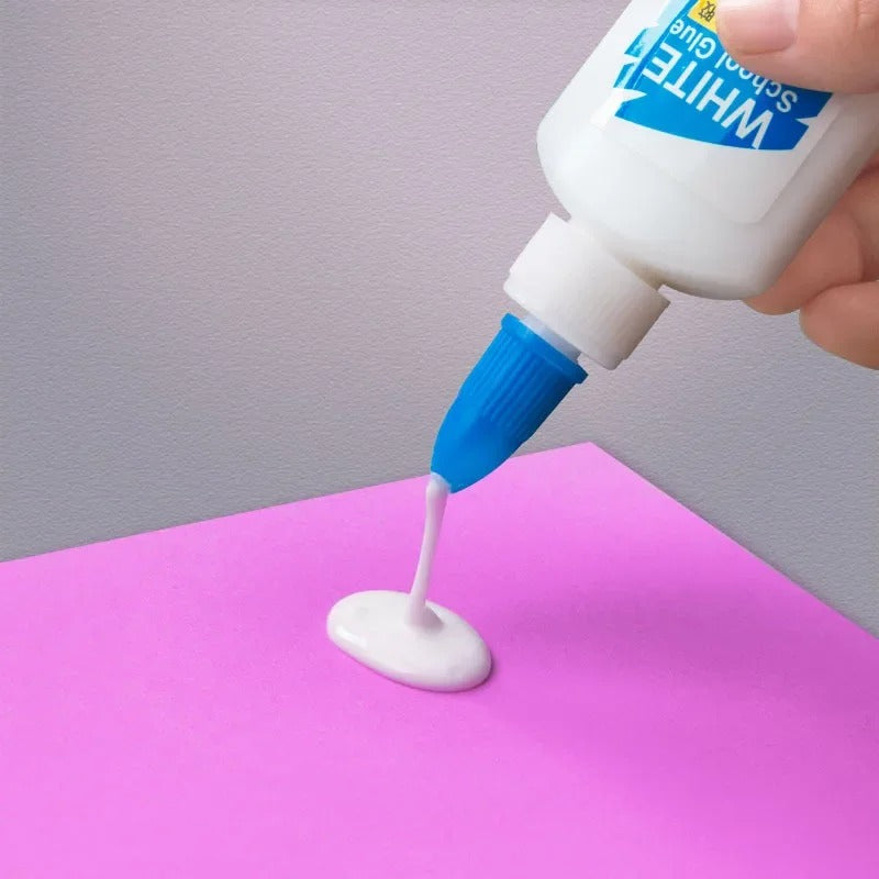 40Ml White Glue Student Make Paper Crafts DIY Handmade Stationery White Latex Children DIY Washable Liquid Quick Drying Adhesive