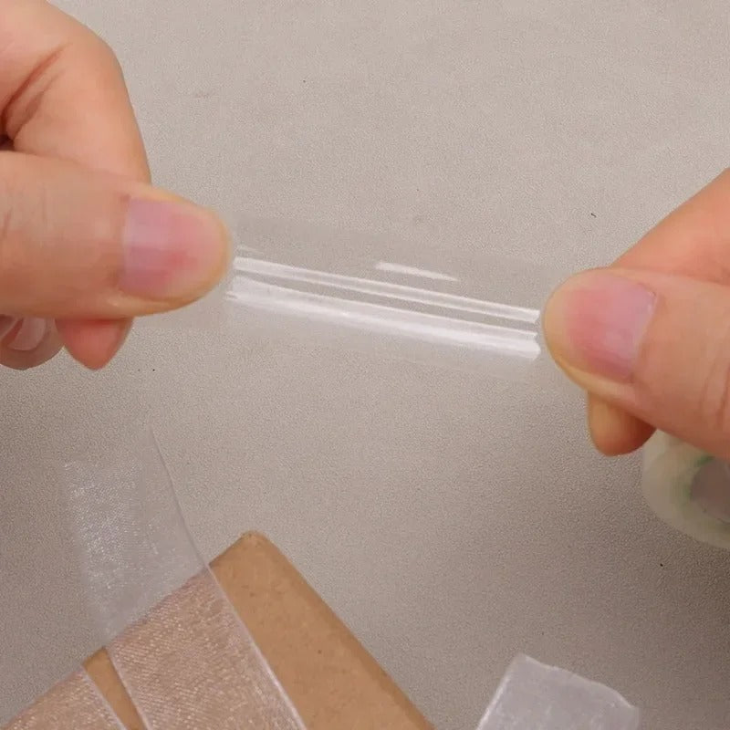 10-1 Rolls Transparent Tape Refills Clear Tape Refills for Dispenser Invisible Tapes for Office Home School Supplies 18/12/8mm