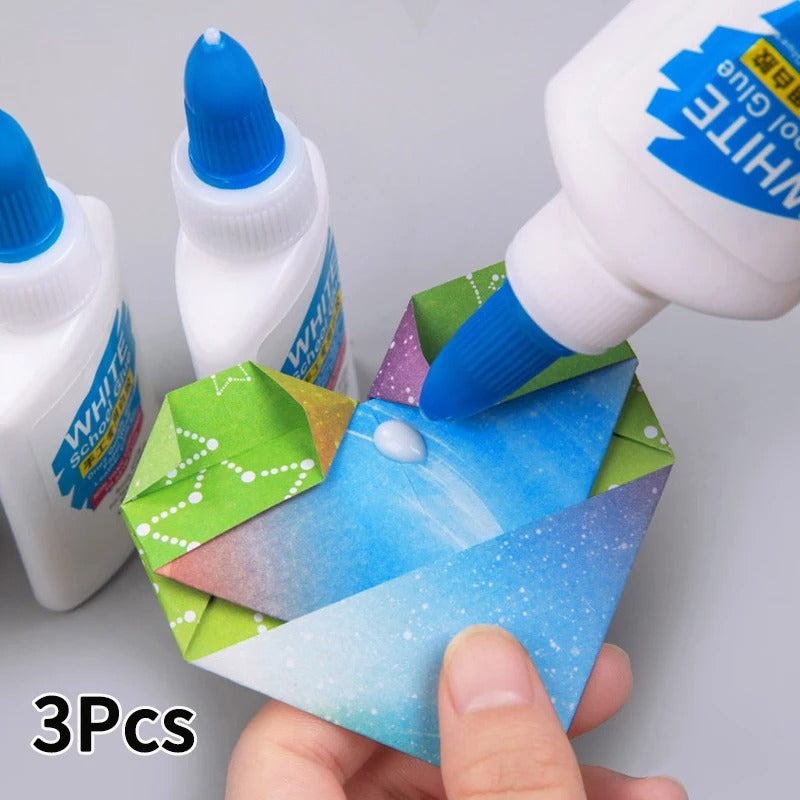 40Ml White Glue Student Make Paper Crafts DIY Handmade Stationery White Latex Children DIY Washable Liquid Quick Drying Adhesive