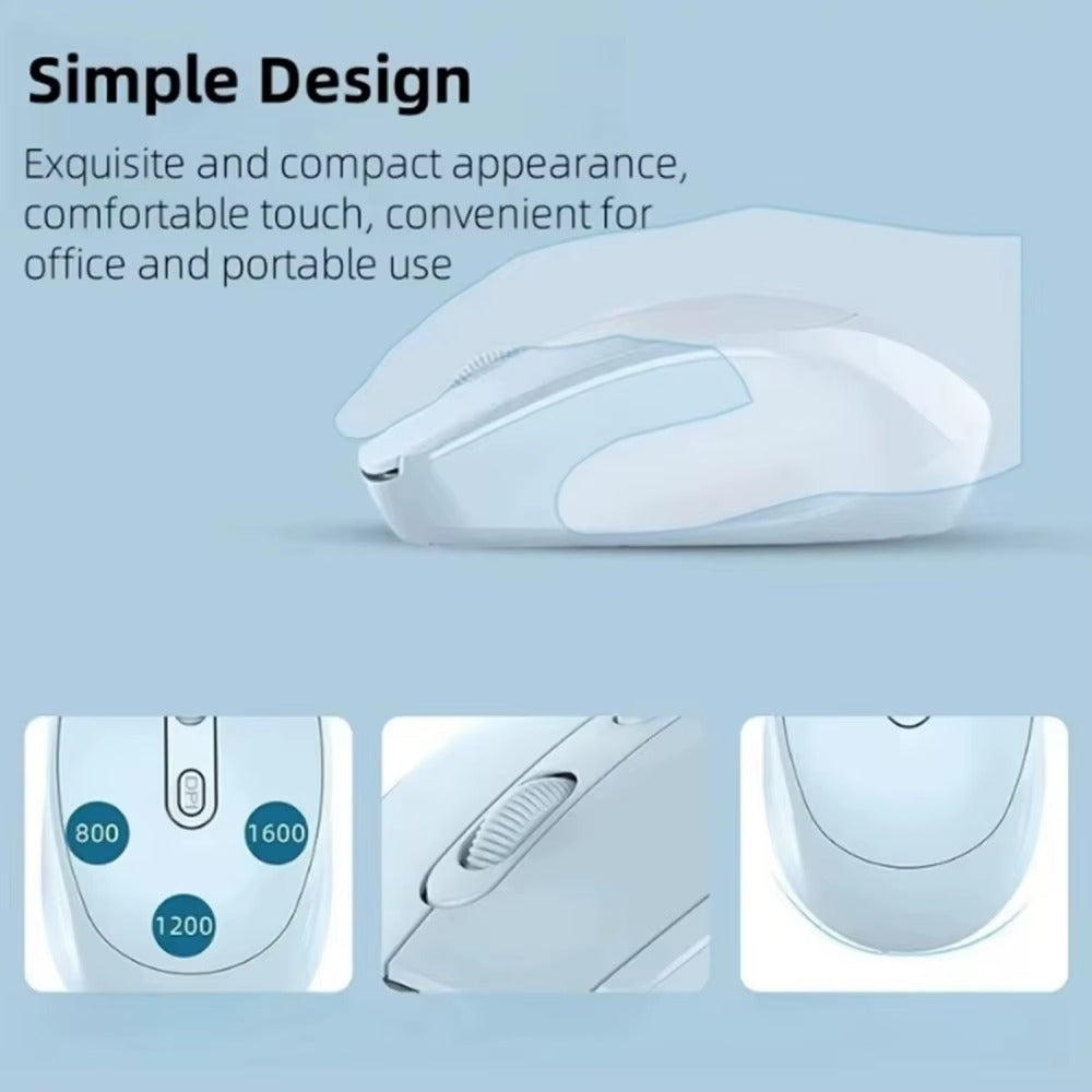 5.2 2.4G Dual Mode Mice Ergonomics Rechargeable Mouse Wireless Silent Mouse Suitable For Business Office Esports Games Bluetooth