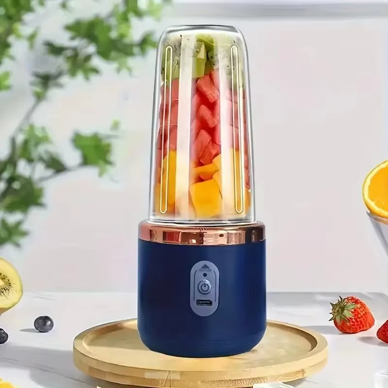 1pc handheld blender bottle 6 blades Multifunction juice blender Fresh juice Smoothie Ice CrushCup Food pro juicer machine