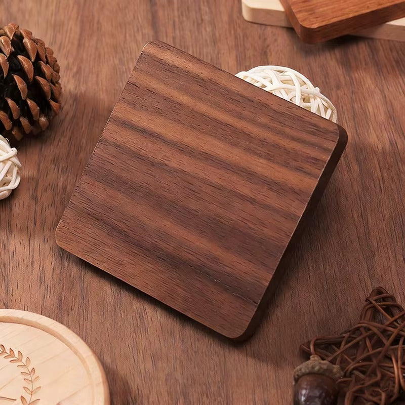 Wooden Coasters for Drinks Bottom for Drinking Cup Tea Coasters for Coffee Bottom for Pussy Cup Coaster Wood