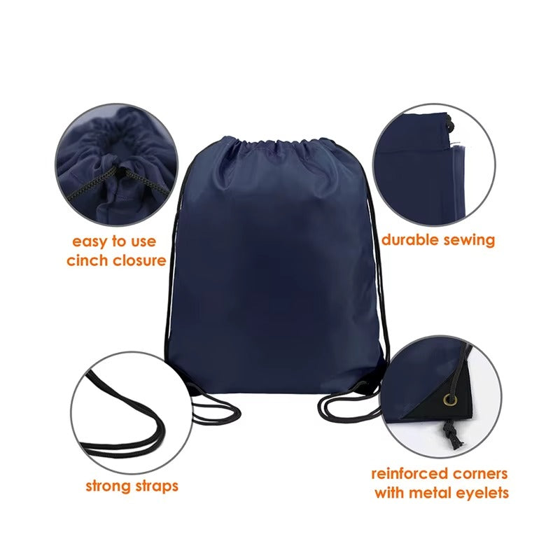 1pcs Unisex Drawstring Backpack Bulk String Sackpack for Men And Women Gym Travel Sports Water Resistant Lightweight