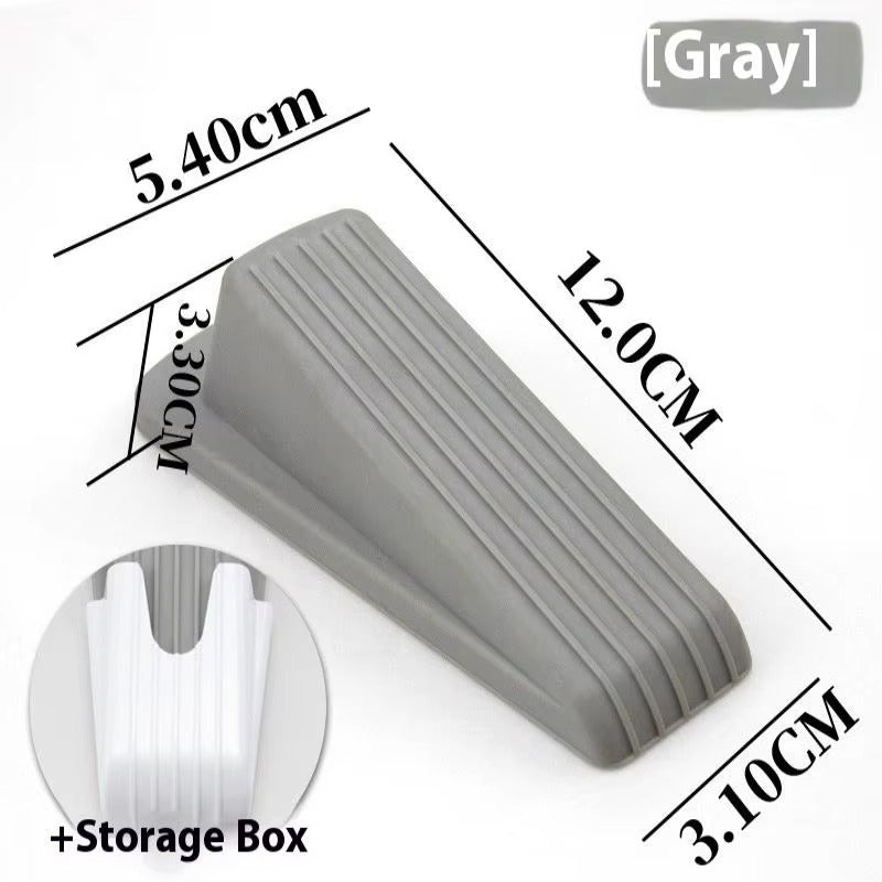 New New Practical Safety Soft Silicone Door Stoppers Block Wedges Doorstops Home Anti-Collision Stop Wear Resistant