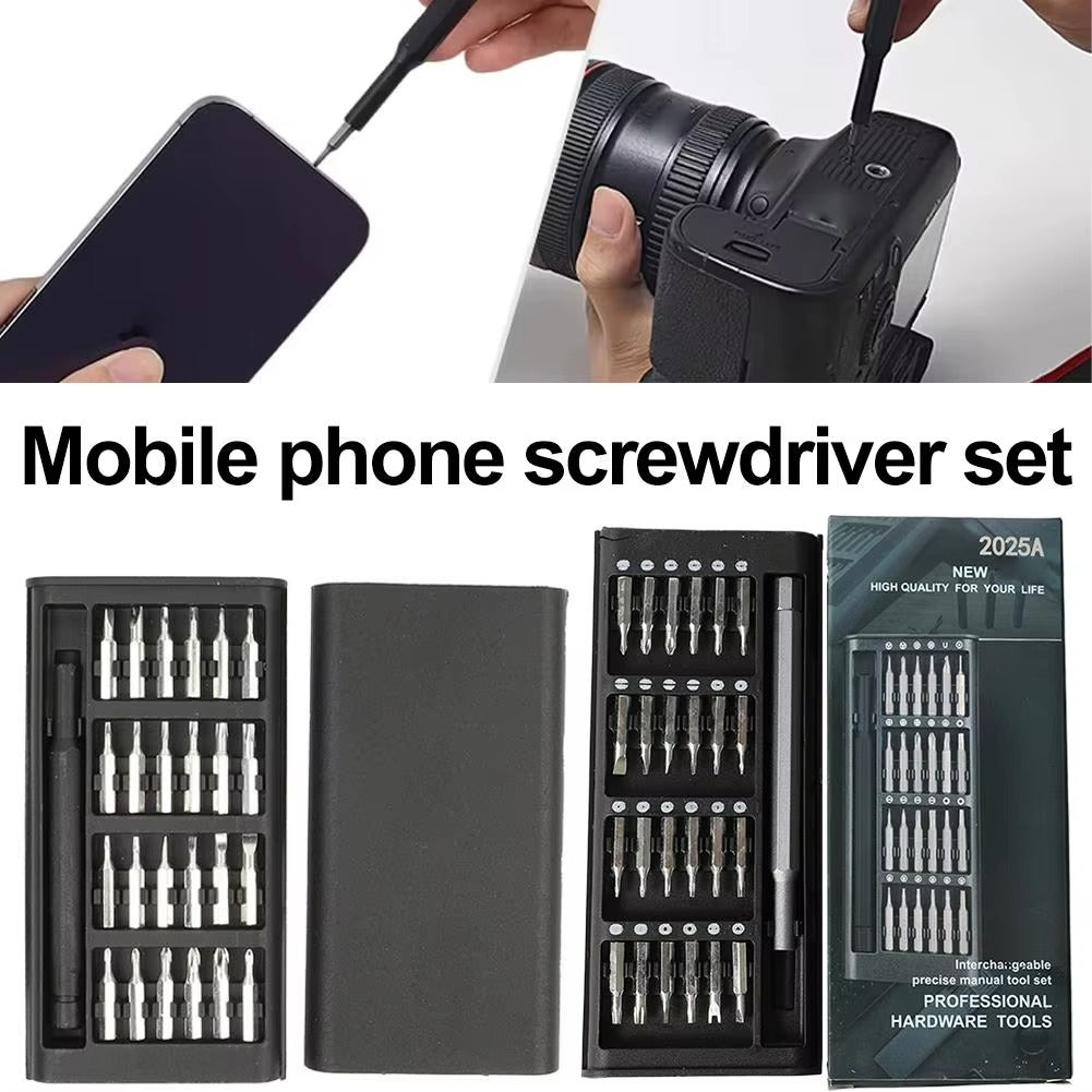 24 IN 1 Precision Screwdriver Kit Multi-functional Hand Tool Screwdriver Set Magnetic Aluminum Box for Home DIY