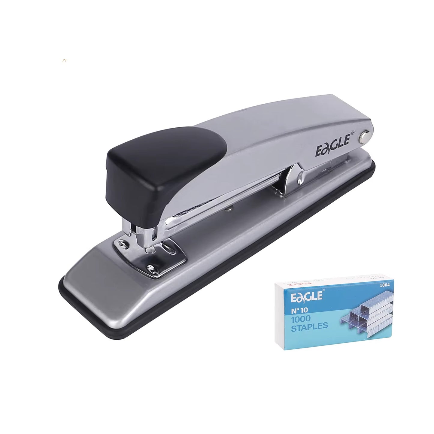 Eagle Desktop Stapler，With free 1000 staples，Up to 20 sheets，Built-in staple remover，School and office binding supplies