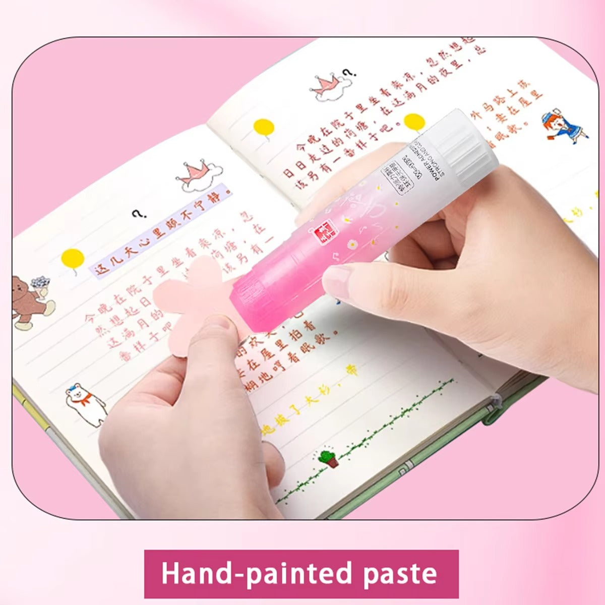 15g WQN Jelly Color Solid Glue Stick School Office Supply ACR Adhesive Child Student Bonding Paper Crafts Tool Stationery Gift