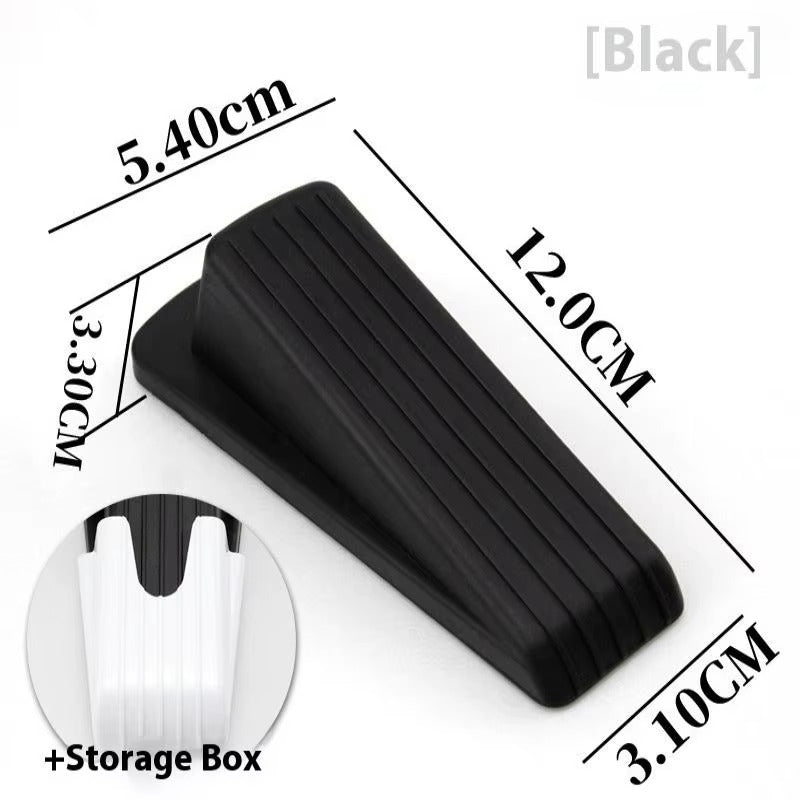 New New Practical Safety Soft Silicone Door Stoppers Block Wedges Doorstops Home Anti-Collision Stop Wear Resistant