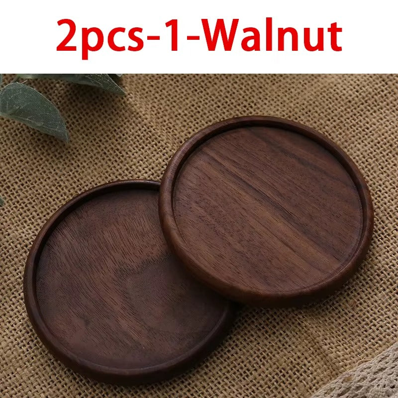 Wooden Coasters for Drinks Bottom for Drinking Cup Tea Coasters for Coffee Bottom for Pussy Cup Coaster Wood