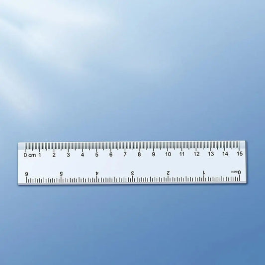 Desk Accessories 15cm 20cm 30cm 40cm Straight Ruler Multifunction Transparent Measuring Ruler Plastic Drawing Ruler Exam Test