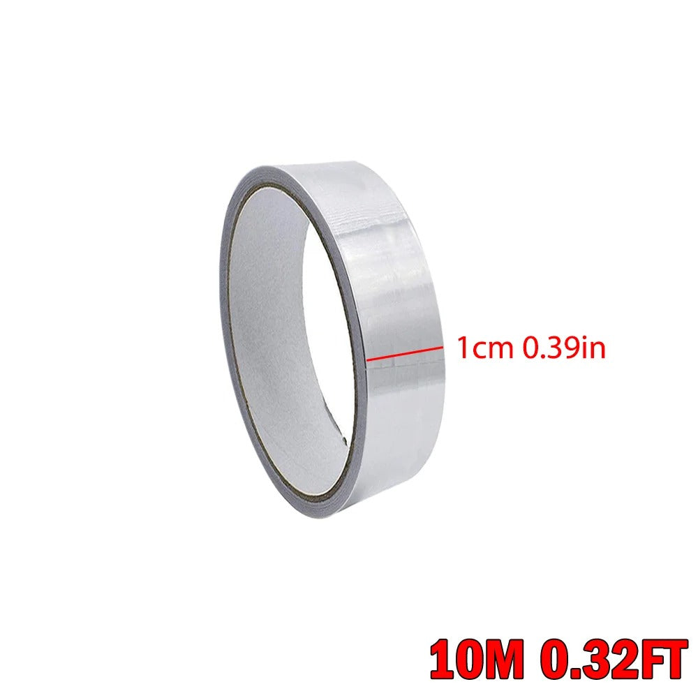 Aluminum Foil Duct Tape Heavy Duty Waterproof, High Temperature, Dryer Vent Insulation Tape for Ductwork, Ducting, Sealing