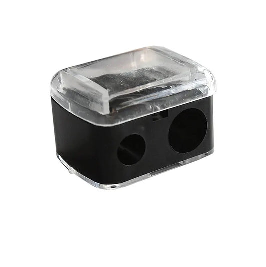 1Pcs Precision Cosmetic Pencil Sharpener for Eyebrow Lip Liner Eyeliner 2 Holes