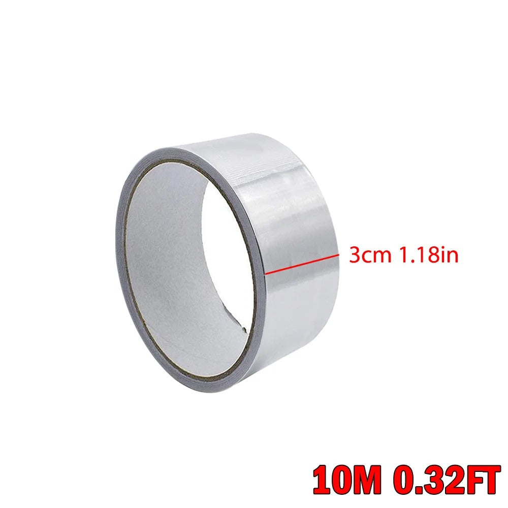 Aluminum Foil Duct Tape Heavy Duty Waterproof, High Temperature, Dryer Vent Insulation Tape for Ductwork, Ducting, Sealing