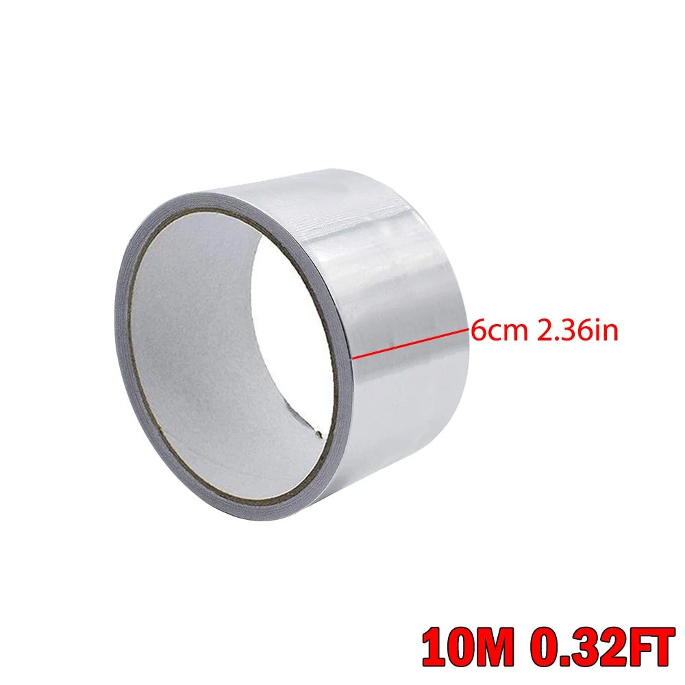 Aluminum Foil Duct Tape Heavy Duty Waterproof, High Temperature, Dryer Vent Insulation Tape for Ductwork, Ducting, Sealing