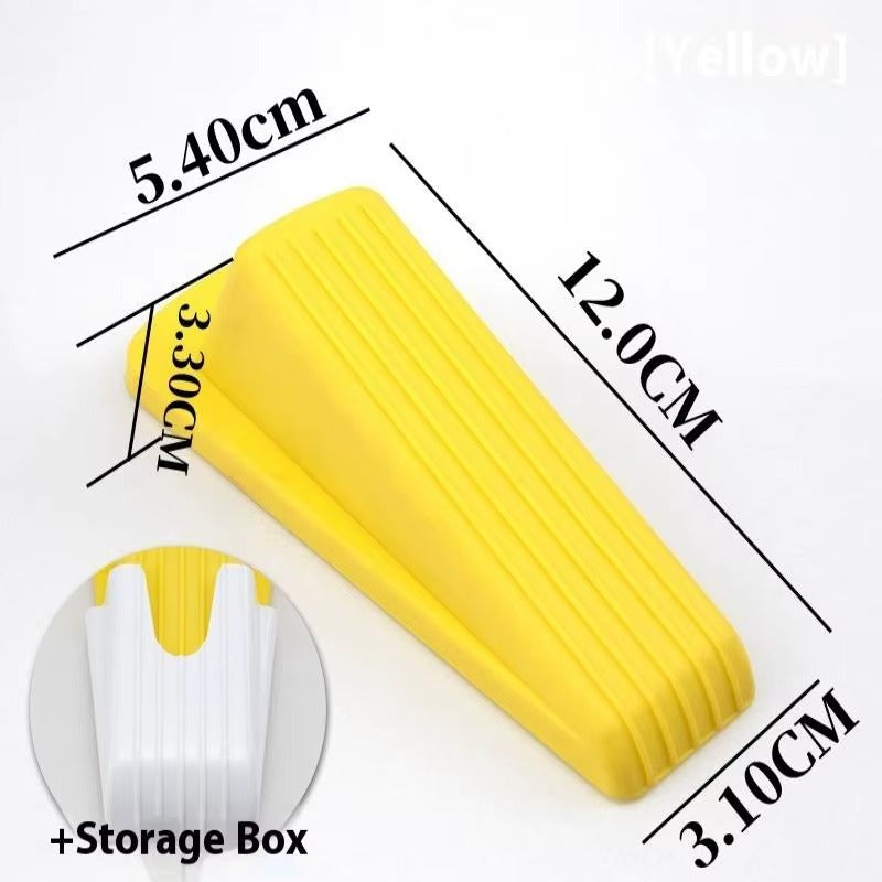 New New Practical Safety Soft Silicone Door Stoppers Block Wedges Doorstops Home Anti-Collision Stop Wear Resistant