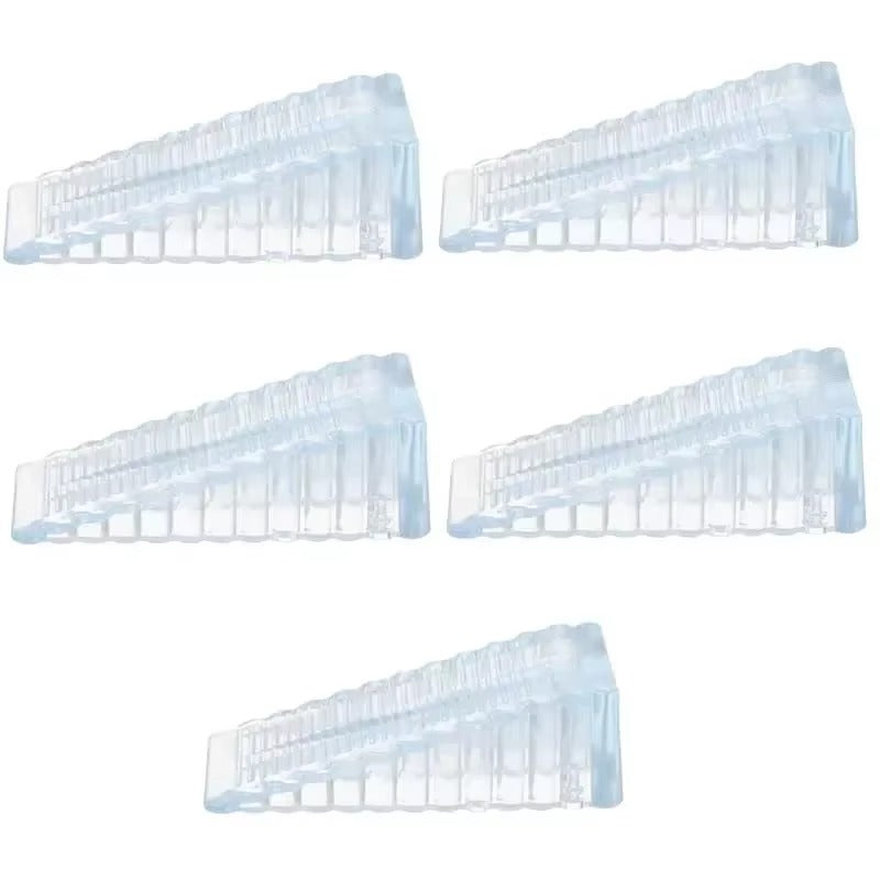Silicone Wedge Door Stop Safety Stoppers 1-5pc Reusable Shock Absorbent Home Office Anti-Folder Hand Door Stopper Anti-collision