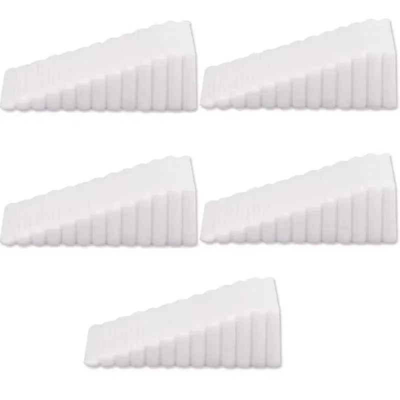 Silicone Wedge Door Stop Safety Stoppers 1-5pc Reusable Shock Absorbent Home Office Anti-Folder Hand Door Stopper Anti-collision