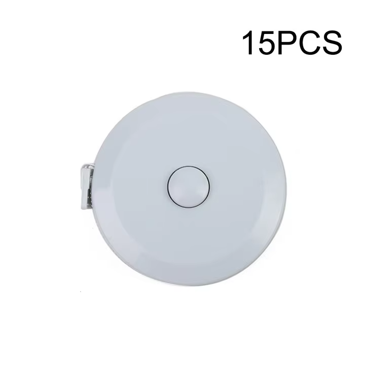 1PC/15PCS 1.5m Small Tape Measure Portable Student Soft Leather Three Measurement Clothes Automatic Recycling