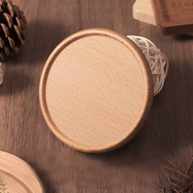 Wooden Coasters for Drinks Bottom for Drinking Cup Tea Coasters for Coffee Bottom for Pussy Cup Coaster Wood