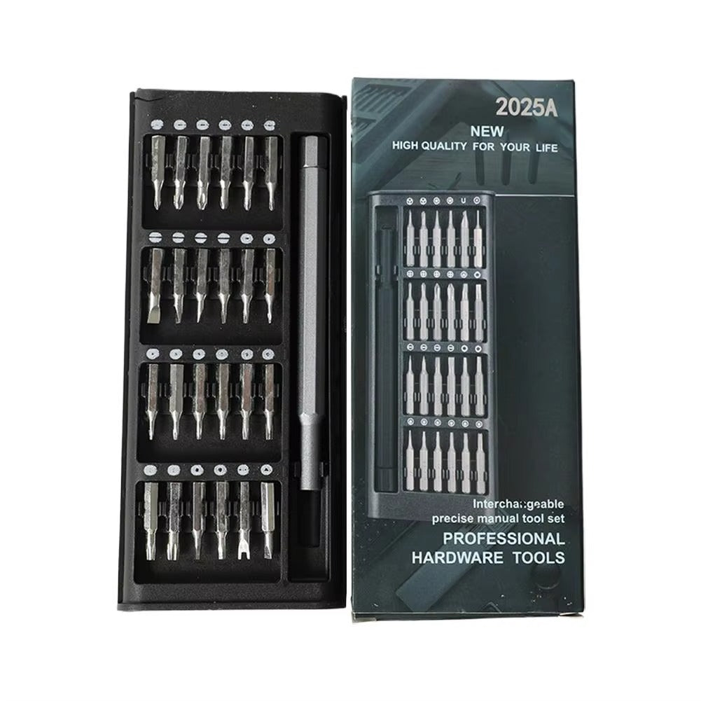 24 IN 1 Precision Screwdriver Kit Multi-functional Hand Tool Screwdriver Set Magnetic Aluminum Box for Home DIY