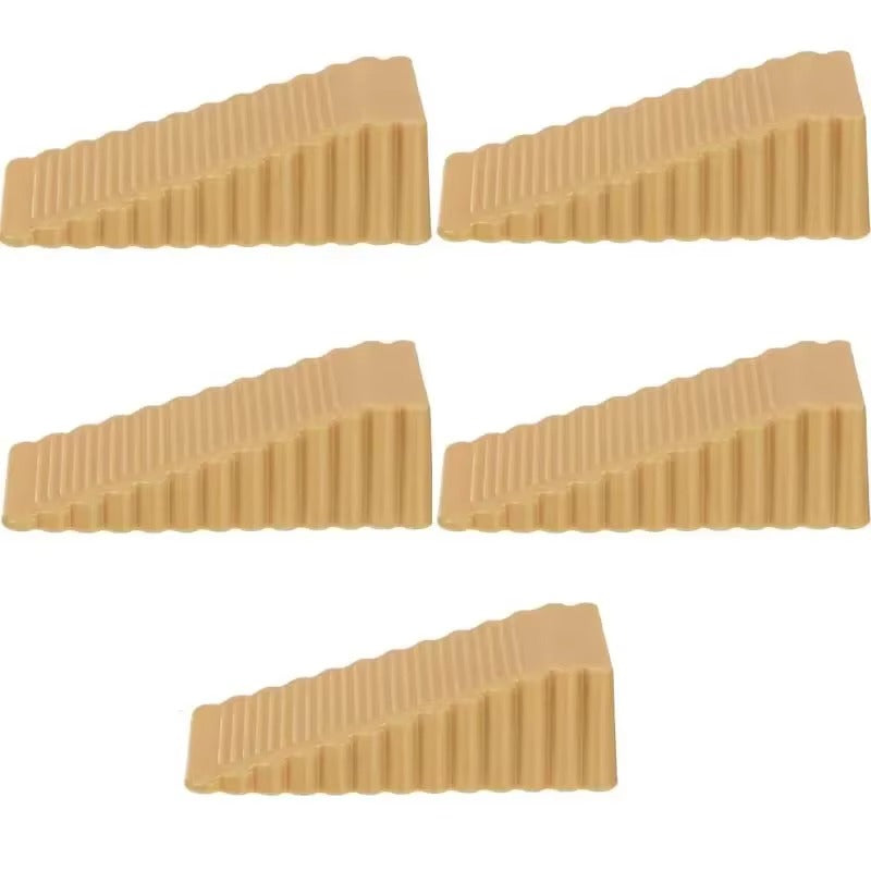 Silicone Wedge Door Stop Safety Stoppers 1-5pc Reusable Shock Absorbent Home Office Anti-Folder Hand Door Stopper Anti-collision
