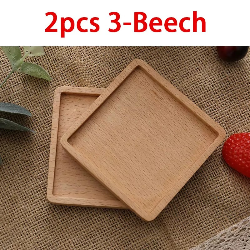 Wooden Coasters for Drinks Bottom for Drinking Cup Tea Coasters for Coffee Bottom for Pussy Cup Coaster Wood