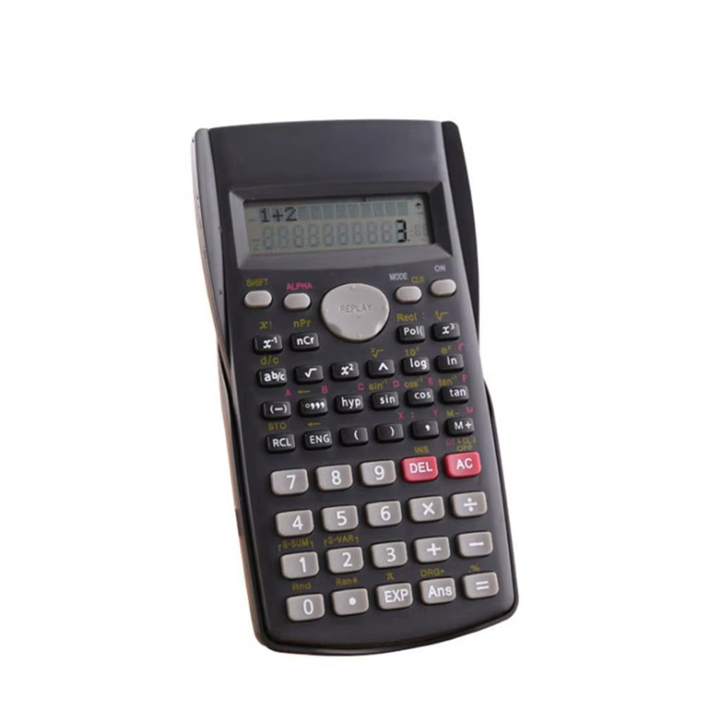 Scientific Calculator Calculation Device Durable Education Calculating Tool Lid Design Simple Operation Stable Performance