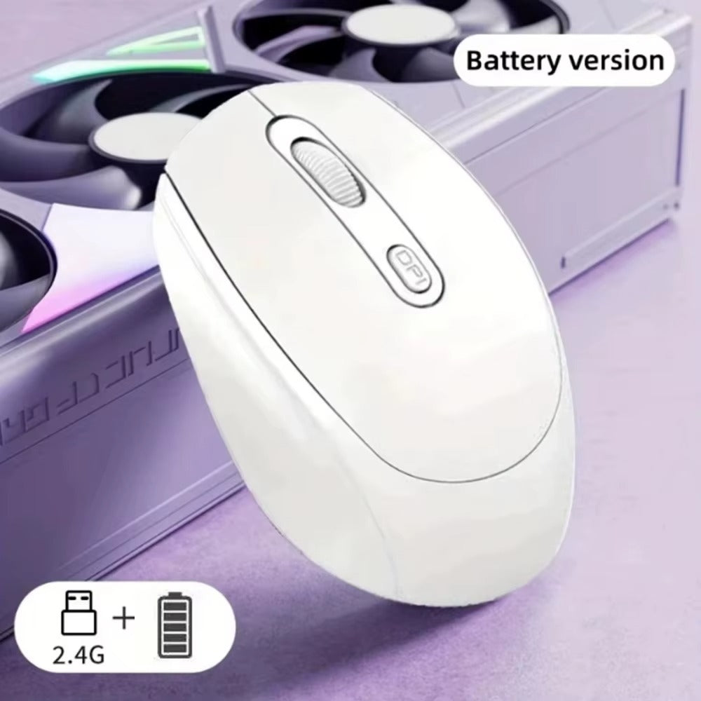 5.2 2.4G Dual Mode Mice Ergonomics Rechargeable Mouse Wireless Silent Mouse Suitable For Business Office Esports Games Bluetooth