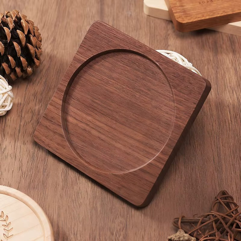 Wooden Coasters for Drinks Bottom for Drinking Cup Tea Coasters for Coffee Bottom for Pussy Cup Coaster Wood