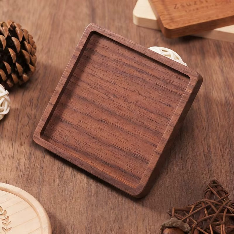 Wooden Coasters for Drinks Bottom for Drinking Cup Tea Coasters for Coffee Bottom for Pussy Cup Coaster Wood