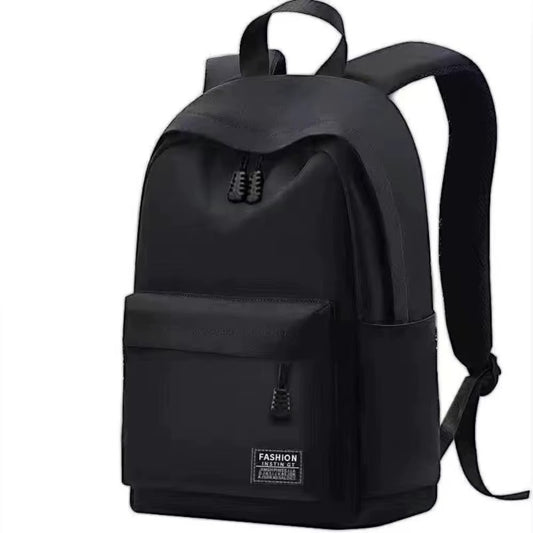 Trendy Oxford Cloth Versatile Backpack 15 inches Washable School Student Backpack Black Grey Blue Red Computer Bag Unisex